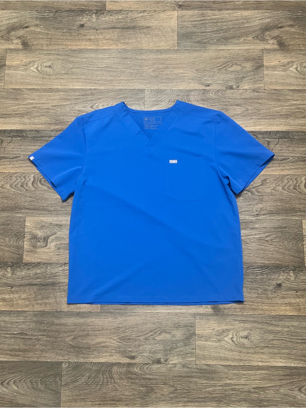 Figs Technical Collection Men’s Leon Scrub Top Royal Blue Size XXL